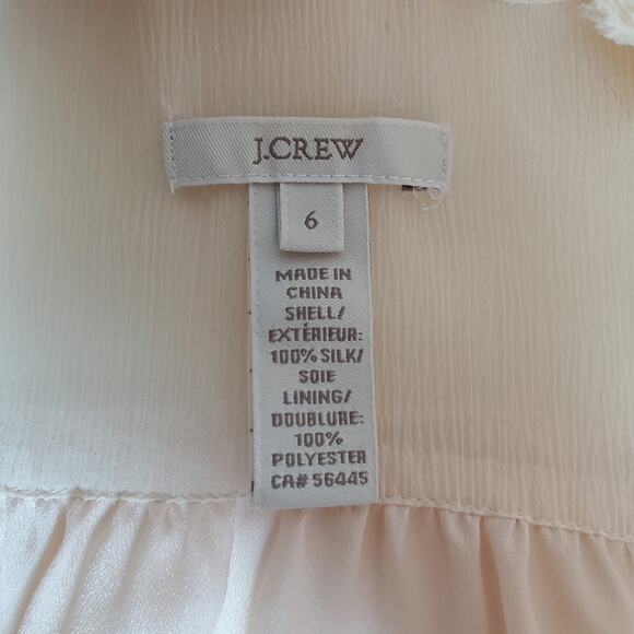 J. Crew Natasha Pink Chiffon Blouse 6 - Picture 7 of 7